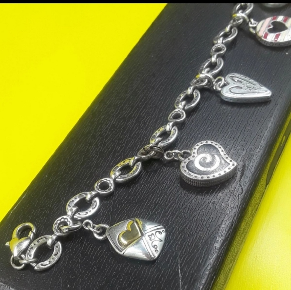 Brighton charm bracelet w/detachable (5) charms